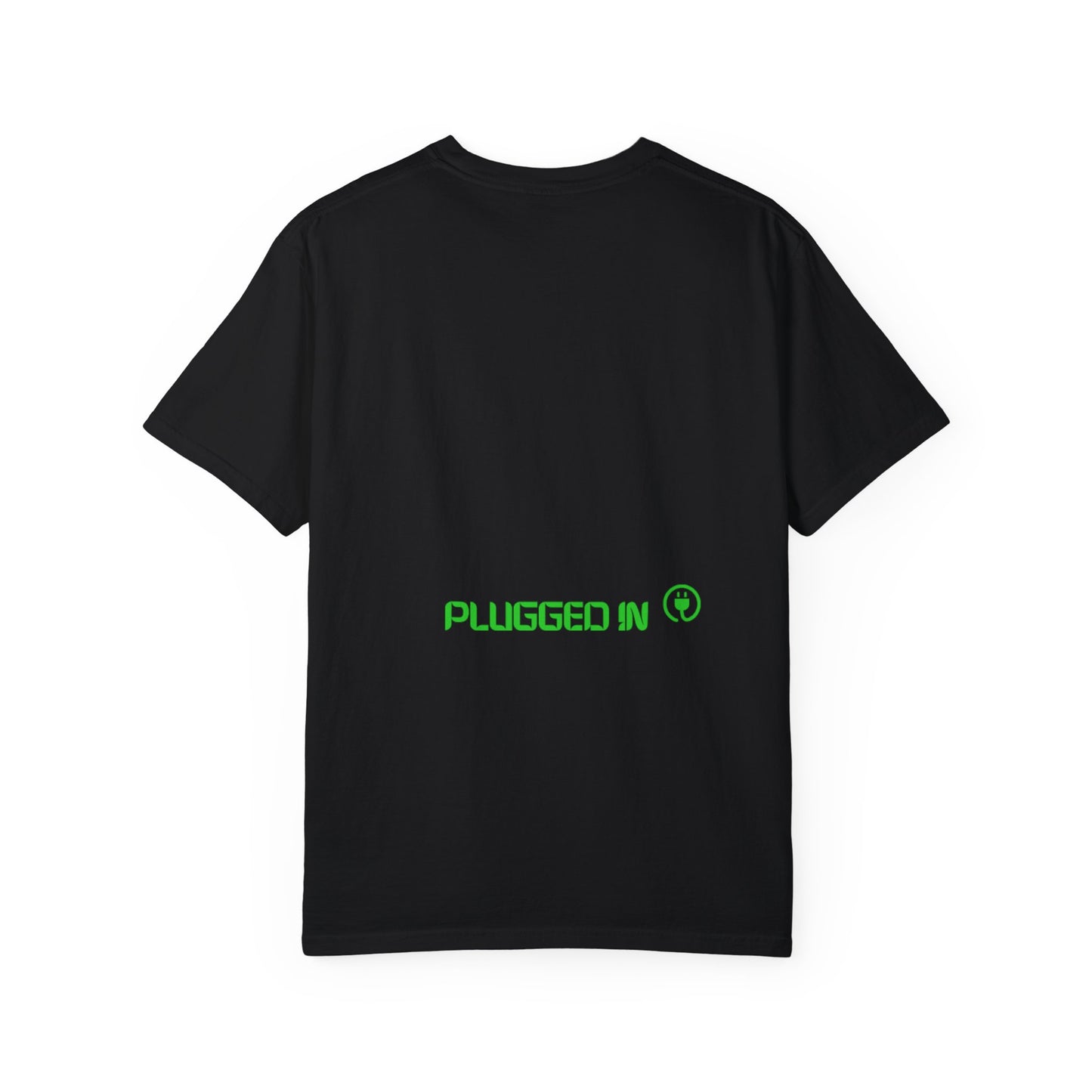 Plugged In Weed Leaf Tee