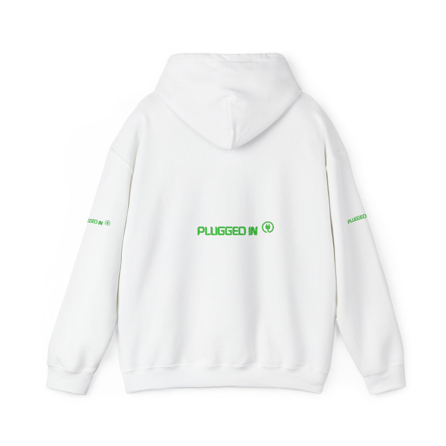 "Plugged In Weed Leaf Hoodie – Stay Cozy, Stay Lit"